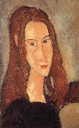 Amedeo Modigliani, Portrait of Jeanne Hebuterne-Head in profile